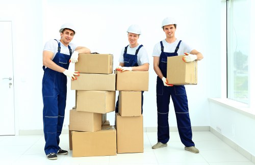 Man With Van Bankside pricing overview with moving van and packed boxes