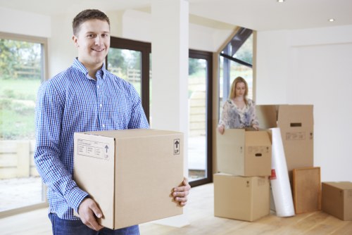 Local commercial moving team working in Bankside near central London offices