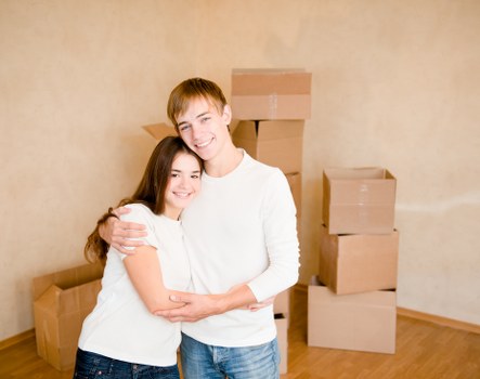 Careful transport of furniture and boxes during a removal service