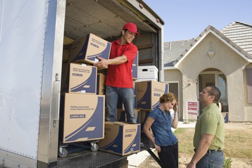 Loading furniture for a Bankside house or flat move