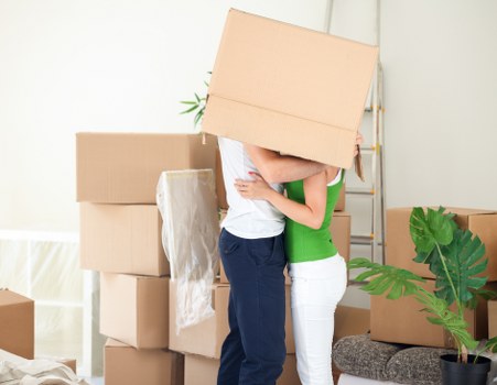 Supervisor reviewing safety checks before a moving job
