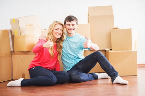 Packing and furniture protection for a residential move in Bankside