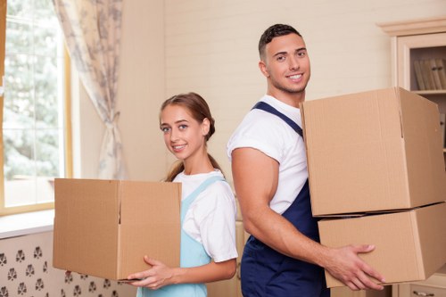 Packing and transporting office furniture in Bankside